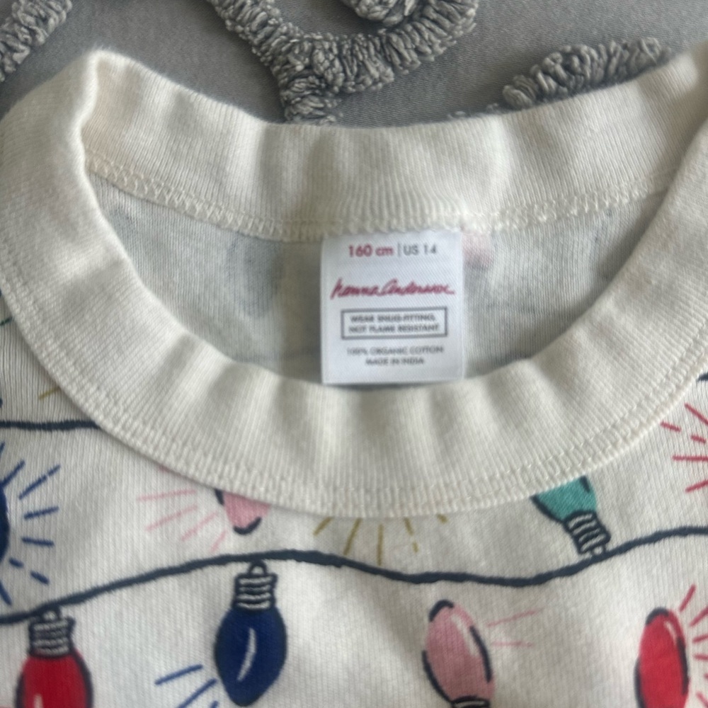 Hanna Andersson Christmas light pjs